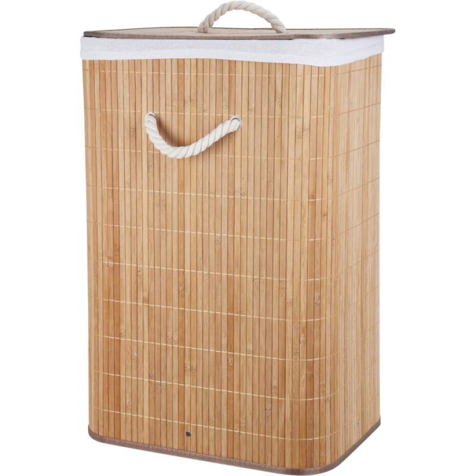 HOMESTYLING Koš na prádlo bambus 40 x 30 x 60 cm přírodní KO-KR8100500 - main (0)