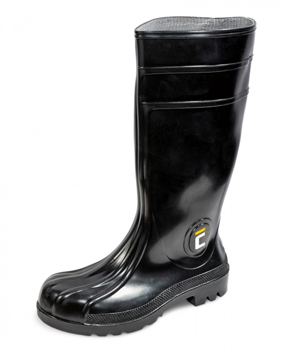 Obuv bezpečnostní holínka BOOTS EUROFORT, S5, PVC+nitril, vysoká, černá - main (0)