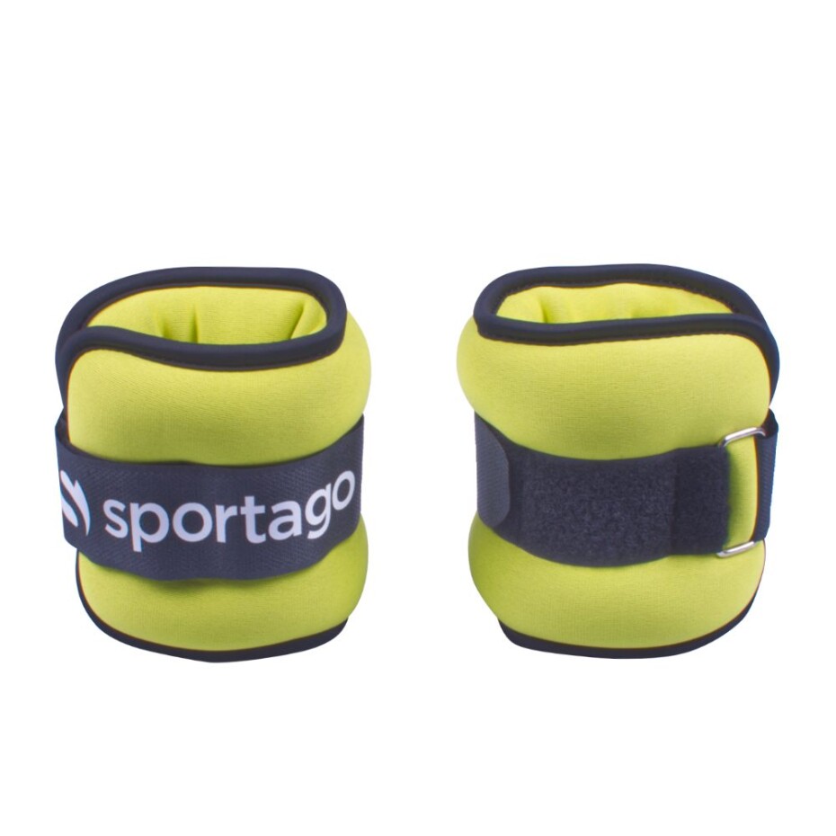 Sportago neoprénová zátěž na zápěstí/kotník 2 x 1 kg - zelená - main (1)