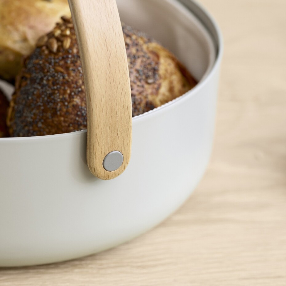 Košík na pečivo EMMA 23 cm, šedá, hliník, Stelton - main (3)