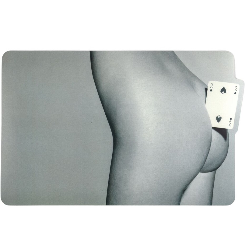 Prostírání TOILETPAPER TWO OF SPADES 47 cm, šedá, Seletti - main (0)