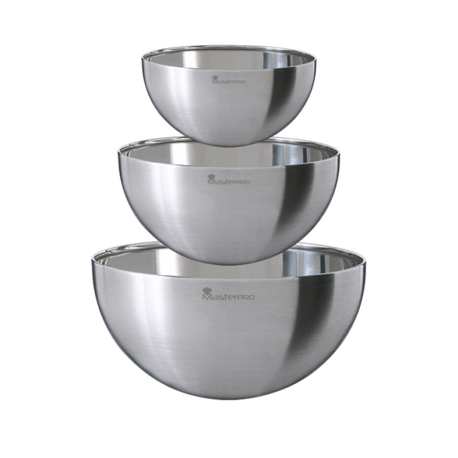 Masterpro Misky míchací sada 3 ks 17, 19, 25 cm nerez BGEU-5574-6 - main (0)