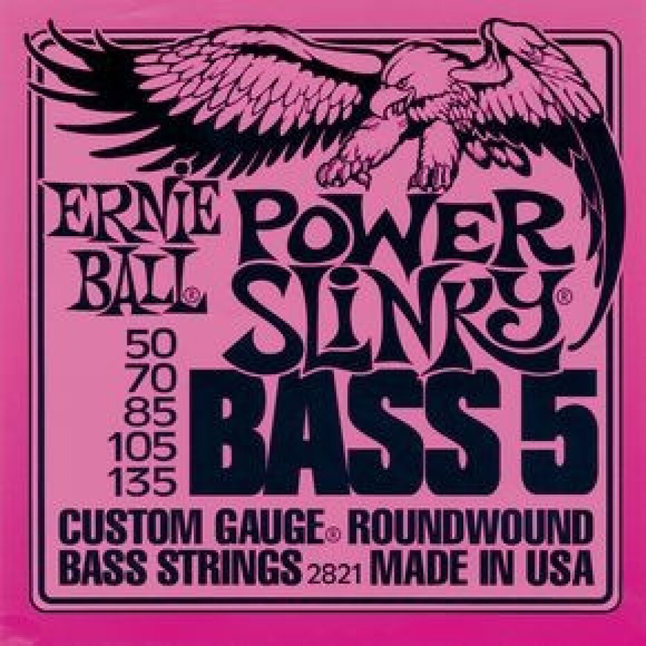 Ernie Ball P02821 Power Slinky Bass-5 50-135 - main (0)