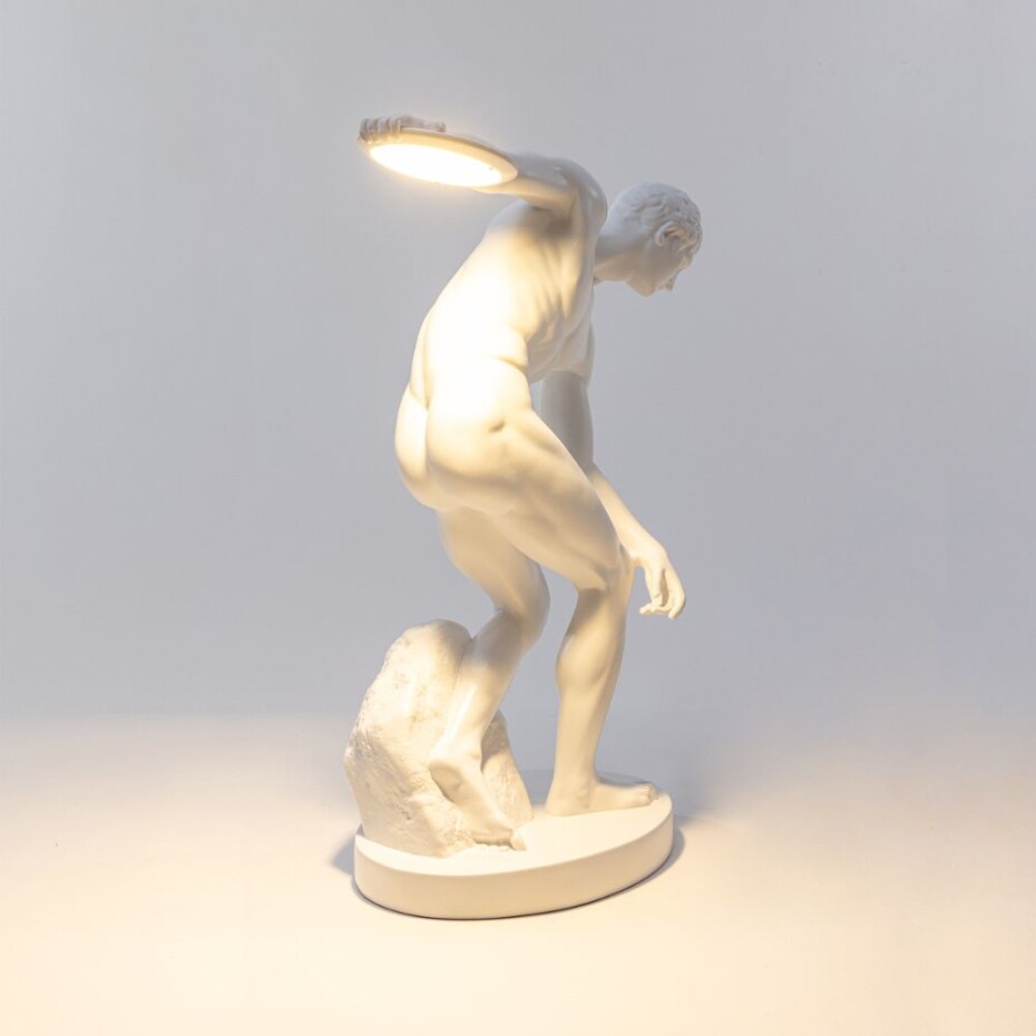 Stolní lampa DISCOBOLUX 51 cm, bílá, Seletti - main (3)