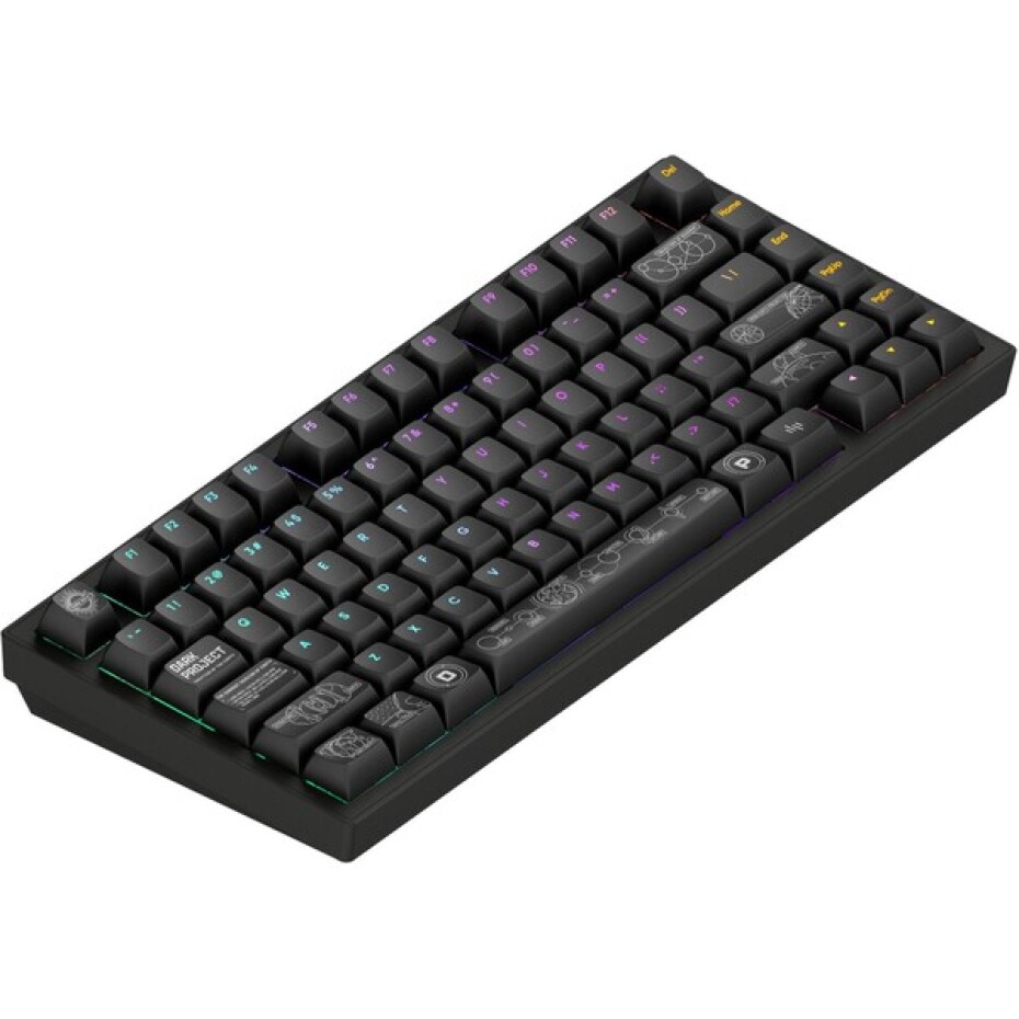 Dark Project ALU81A Terra Nostra mechanická mechanická klávesnice (ANSI) černá - main (3)