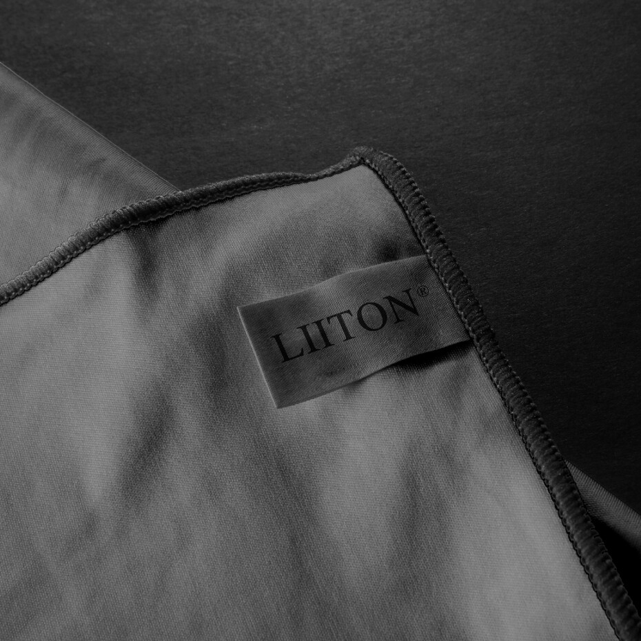 Utěrky, sada 2 ks, na leštění skla, šedá, Liiton - main (6)