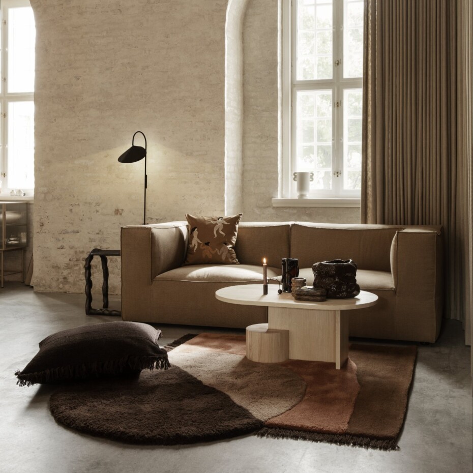 Nástěnná lampa ARUM 26 cm, černá, hliník, ferm LIVING - main (1)