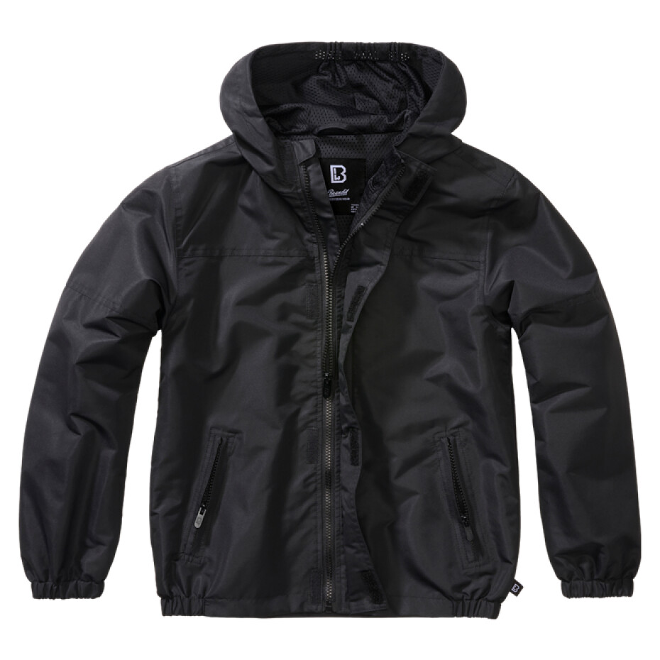 Brandit Bunda dětská Kids Summer Frontzip Windbreaker černá 122/128 - main (0)
