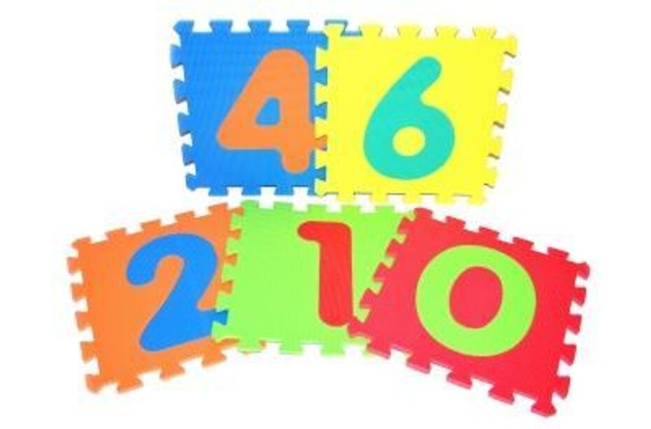 Měkké puzzle bloky číslice, WIKY, W118620 - main (0)