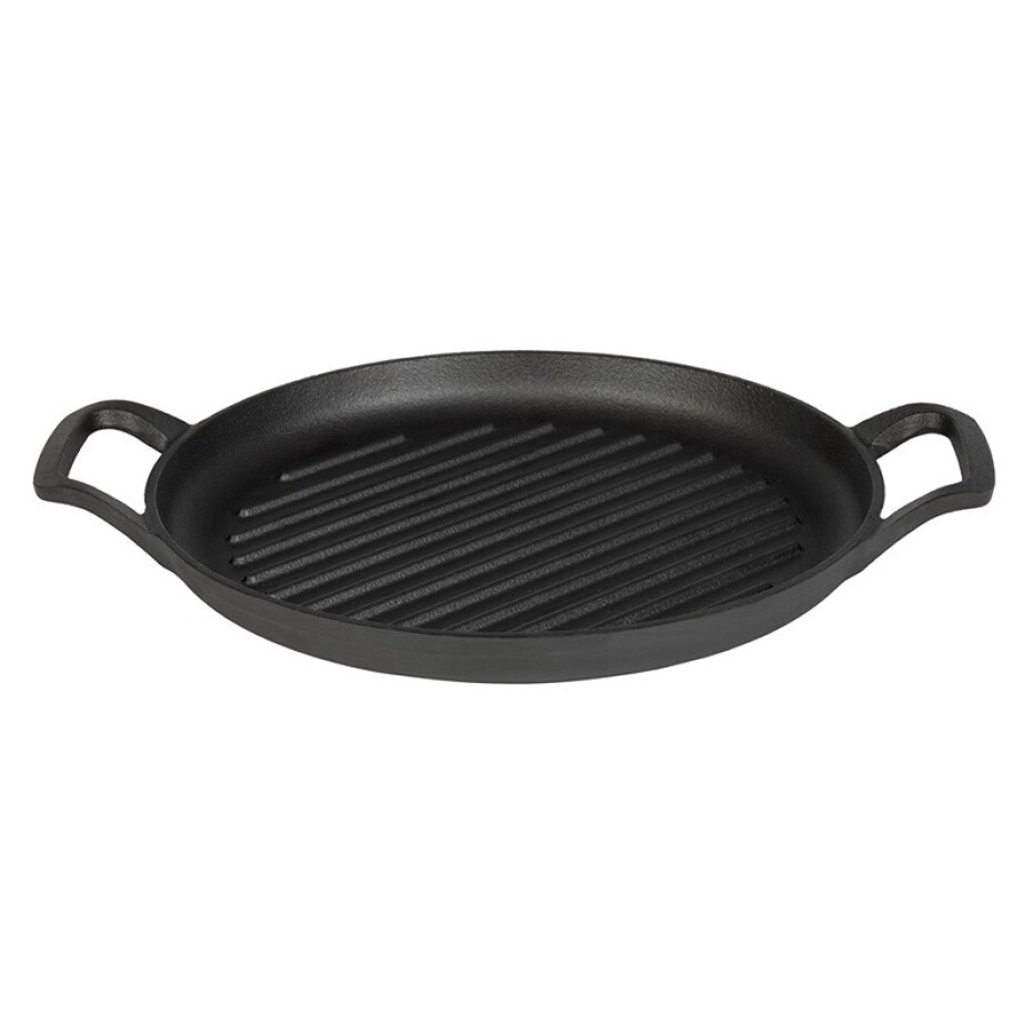 BERLINGERHAUS Grilovací deska litinová kulatá 33 cm černá BH-6533 - main (1)
