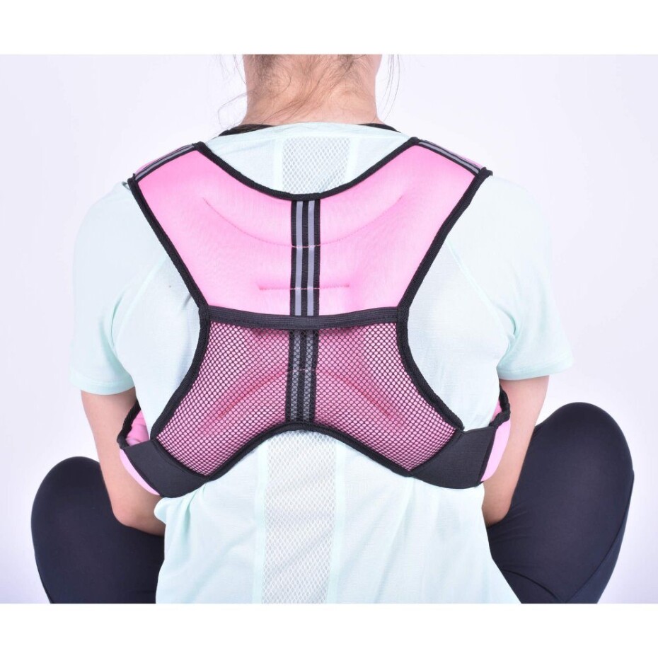 Zátěžová vesta na běh Sportago Brisk 5 kg, růžová - main (7)