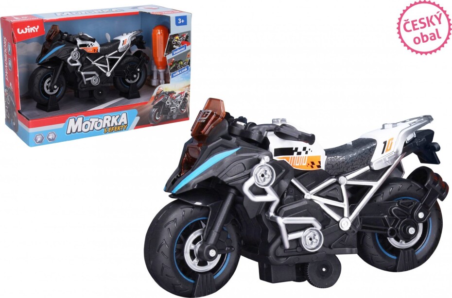 Motorka šroubovací s efekty bílá 20 cm - český obal - main (0)