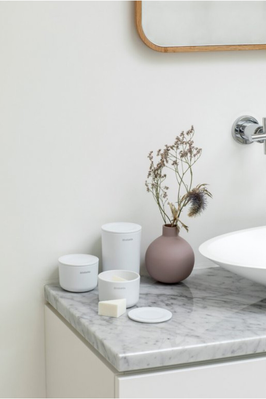Úložná dóza s víkem RENEW, sada 3 ks, bílá, Brabantia - main (5)