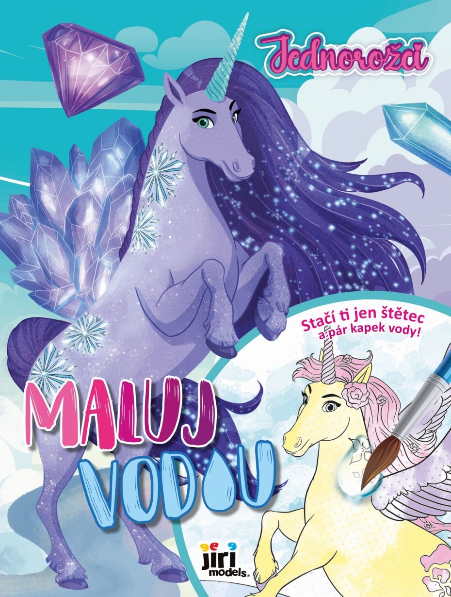 Maluj vodou A4 Jednorožci - main (0)
