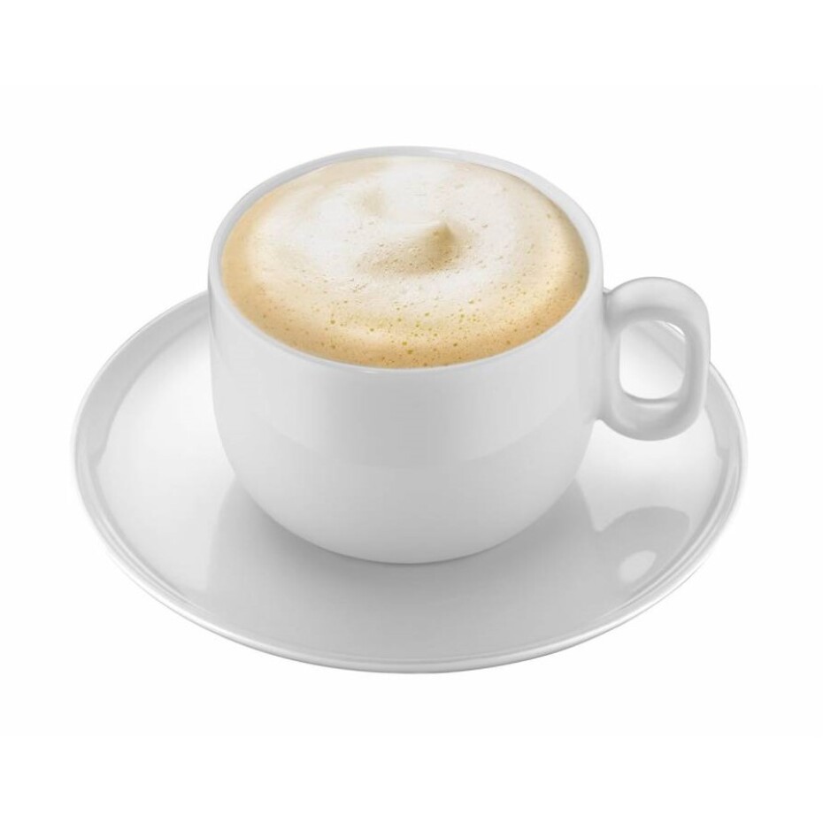 Šálek na cappuccino BARISTA, sada 2 ks, s podšálky, bílá, WMF - main (2)