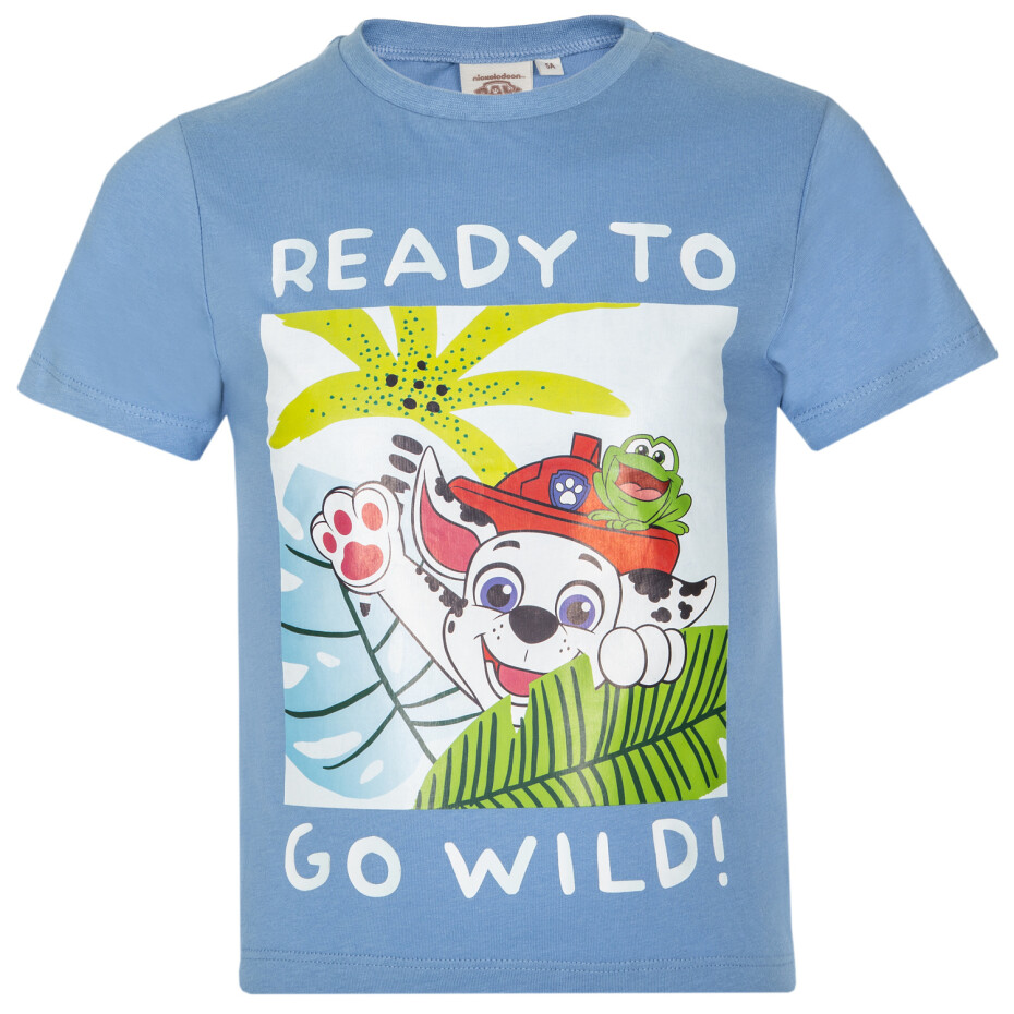 Paw Patrol - Tlapková patrola -Licence Chlapecké tričko - Paw Patrol EV1180, modrá Barva: Modrá, Velikost: 110 - main (0)