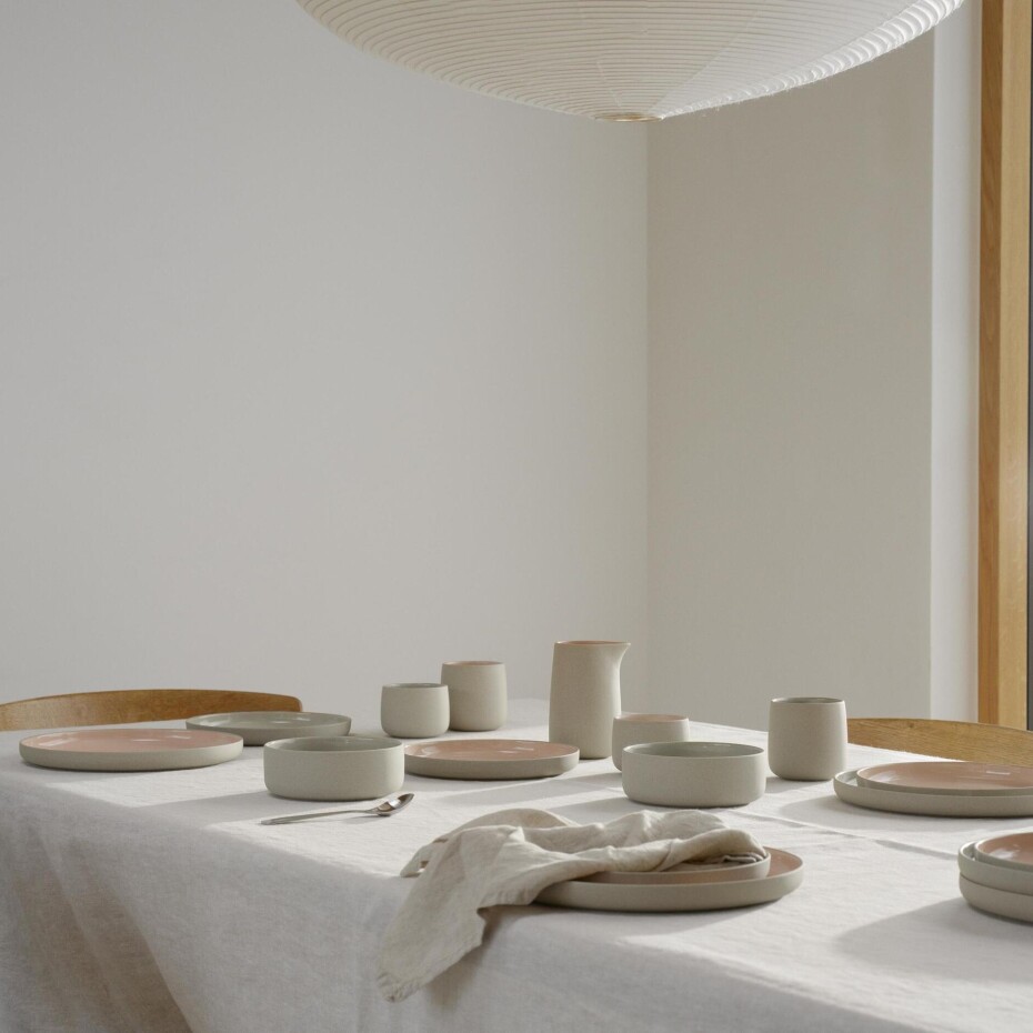 Šálek EMMA 150 ml, sada 2 ks, růžová, kamenina, Stelton - main (1)