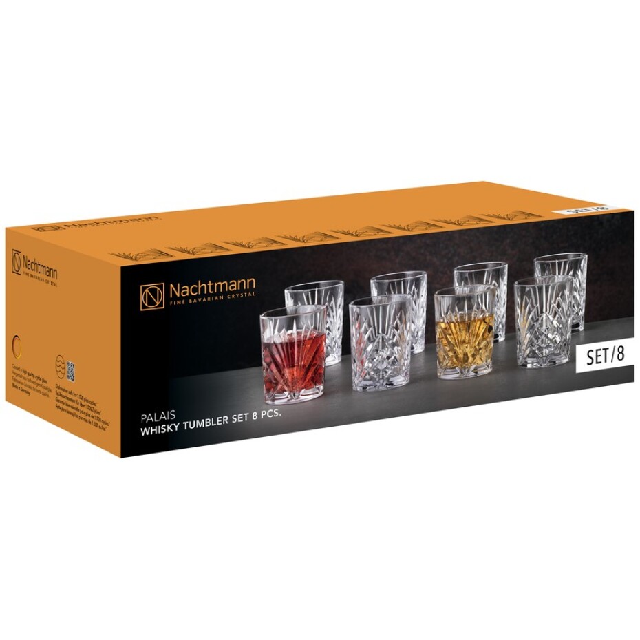 Sklenice na whisky PALAIS 288 ml, sada 8 ks, čirá, Nachtmann - main (2)