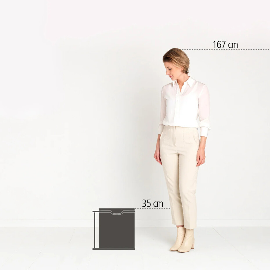 Vestavný odpadkový koš 15 l, bílá, Brabantia - main (5)