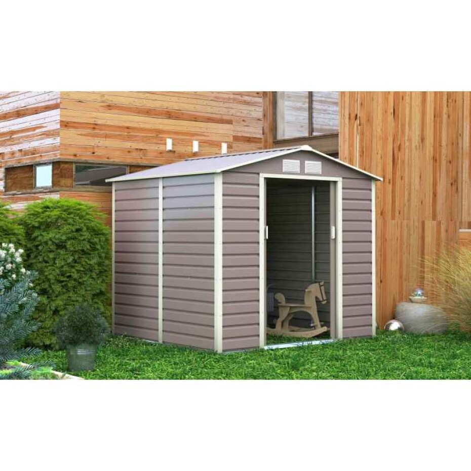 G21 Zahradní domek G21 GAH 407 - 213 x 191 cm, šedý G21-63900521 - main (1)