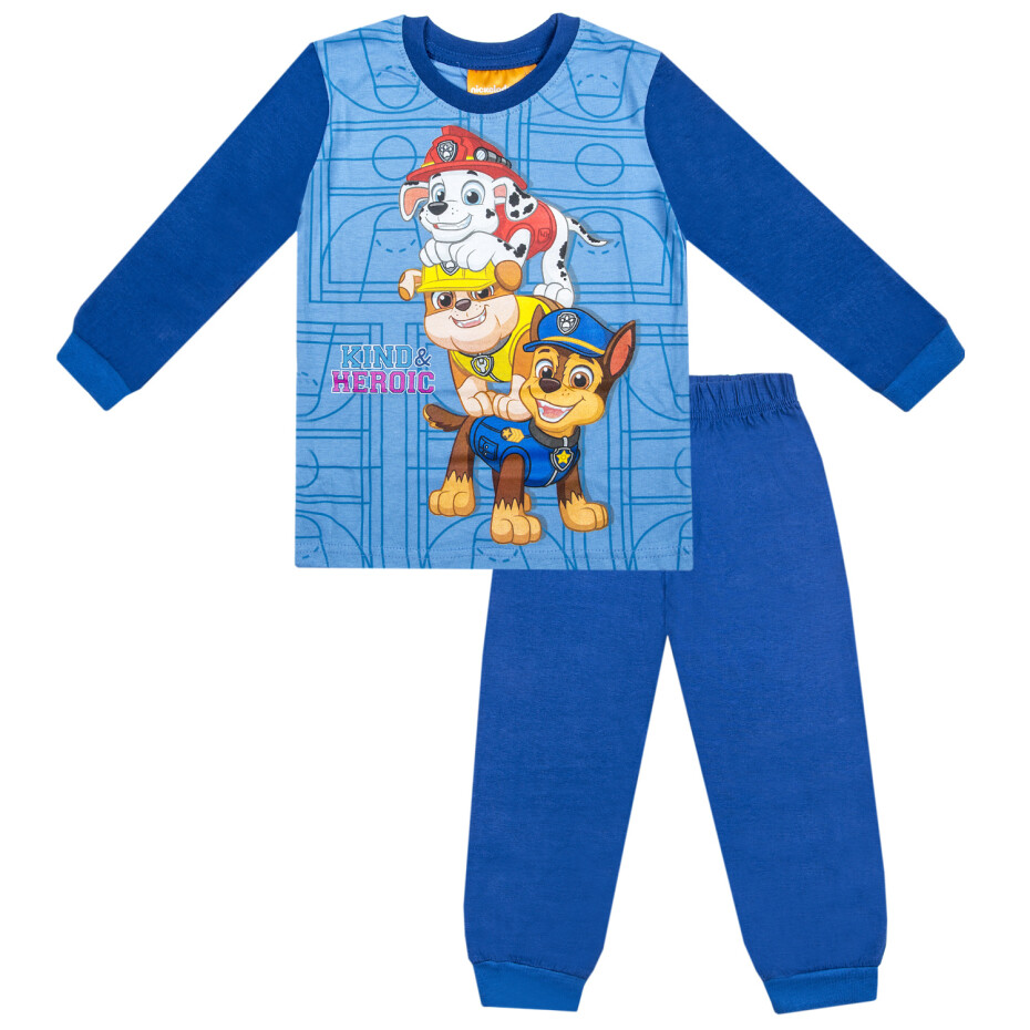 Paw Patrol - Tlapková patrola -Licence Chlapecké pyžamo - Paw Patrol 673, modrá Barva: Modrá, Velikost: 98 - main (0)