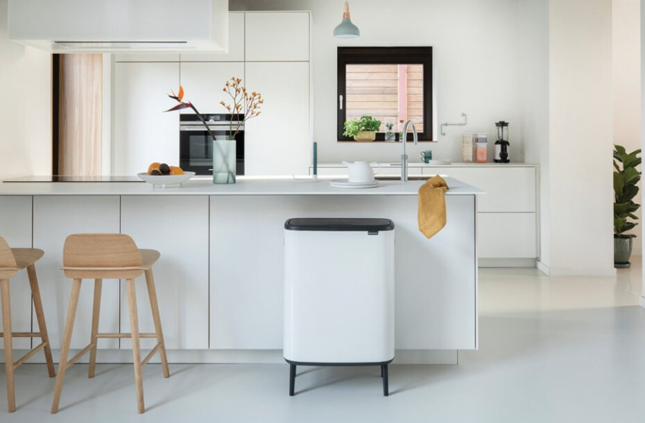 Dotykový odpadkový koš BO TOUCH BIN 60 l, bílá, Brabantia - main (7)