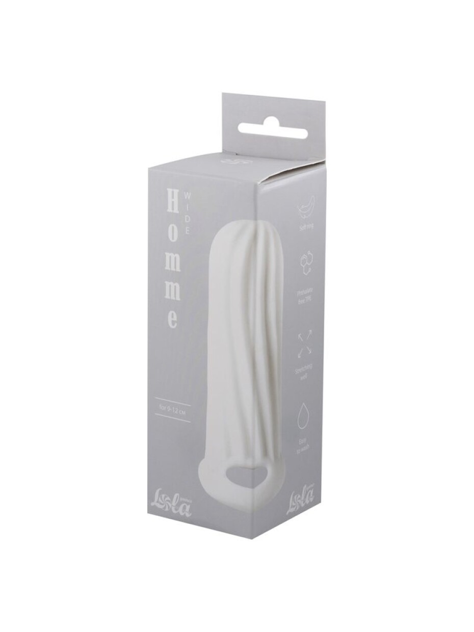 Lola Games Homme Wide White 9-12 cm návlek pro zvětšení penisu - main (2)