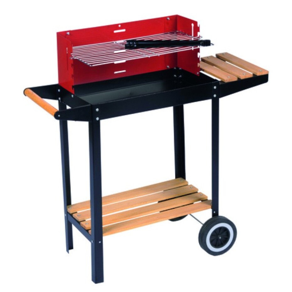 BBQ COLLECTION Gril na dřevěné uhlí obdélníkový  83x28x83cm ED-295218 - main (1)