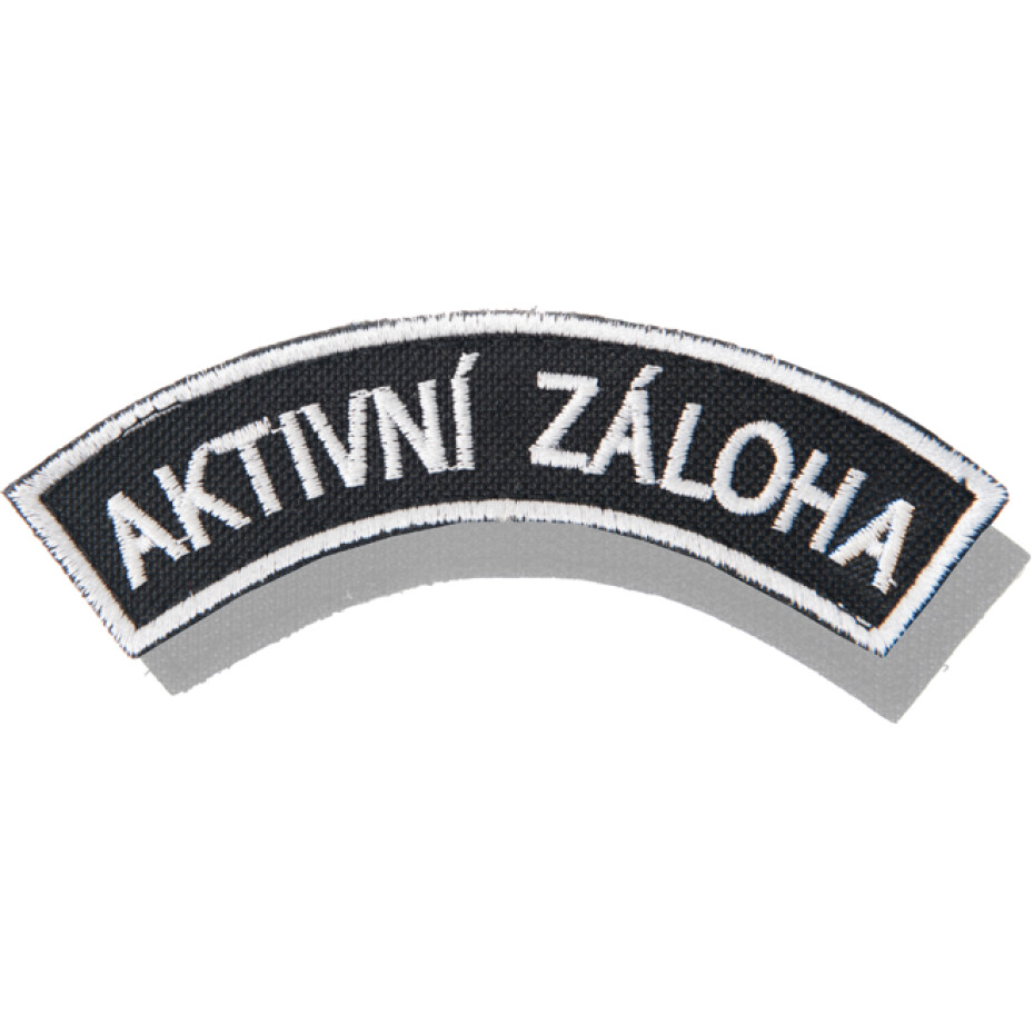 Nášivka: AKTIVNÍ ZÁLOHA [ssz] černá | bílá - main (0)