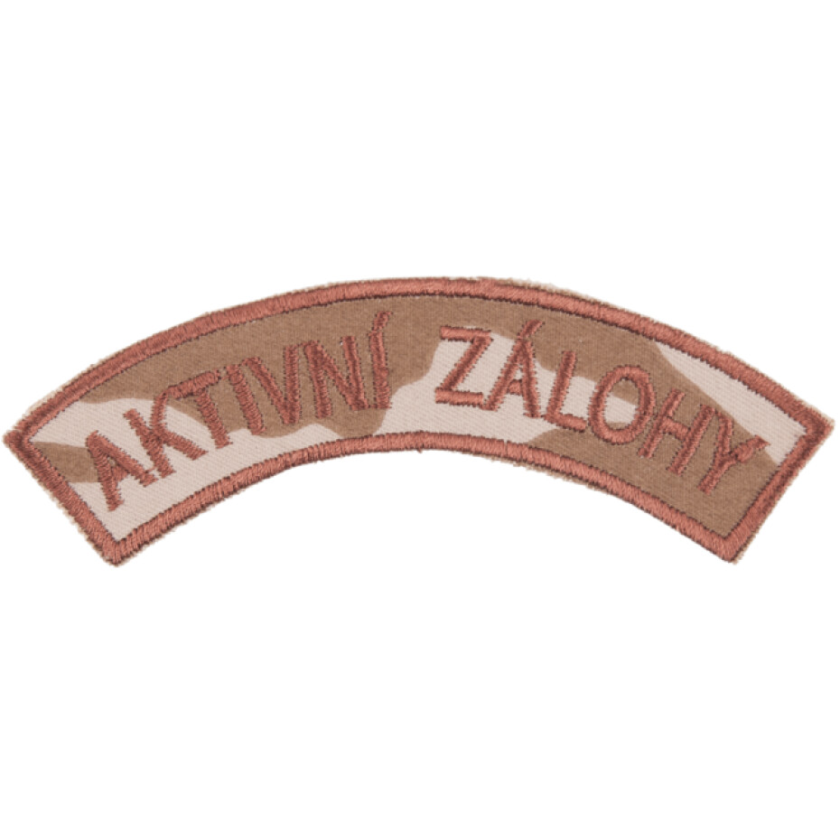 Nášivka: AKTIVNÍ ZÁLOHY [bsz] vz. 95 béžový | hnědá - main (0)
