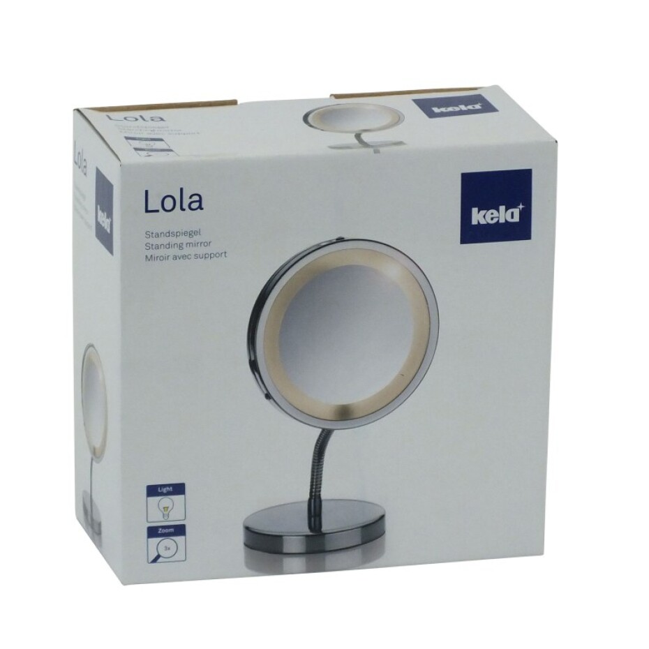 KELA Kosmetické zrcátko s osvětlením LOLA KL-21496 - main (2)