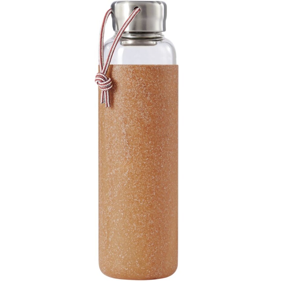 Láhev na vodu 600 ml, mandlová, sklo, Black+Blum - main (0)