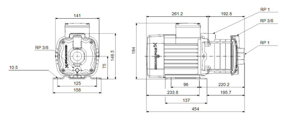 Čerpadlo GRUNDFOS CM 3-8 A-R-A-V-AQQV F-A-A-N (98673577) - main (2)