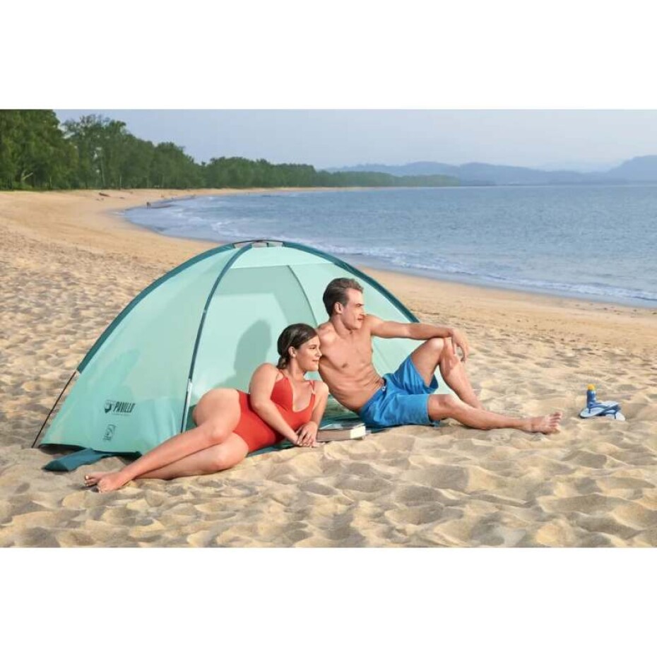 LIFETIME GARDEN Plážový stan s ochranou UV50+ 200x120x95cm ED-897612 - main (9)