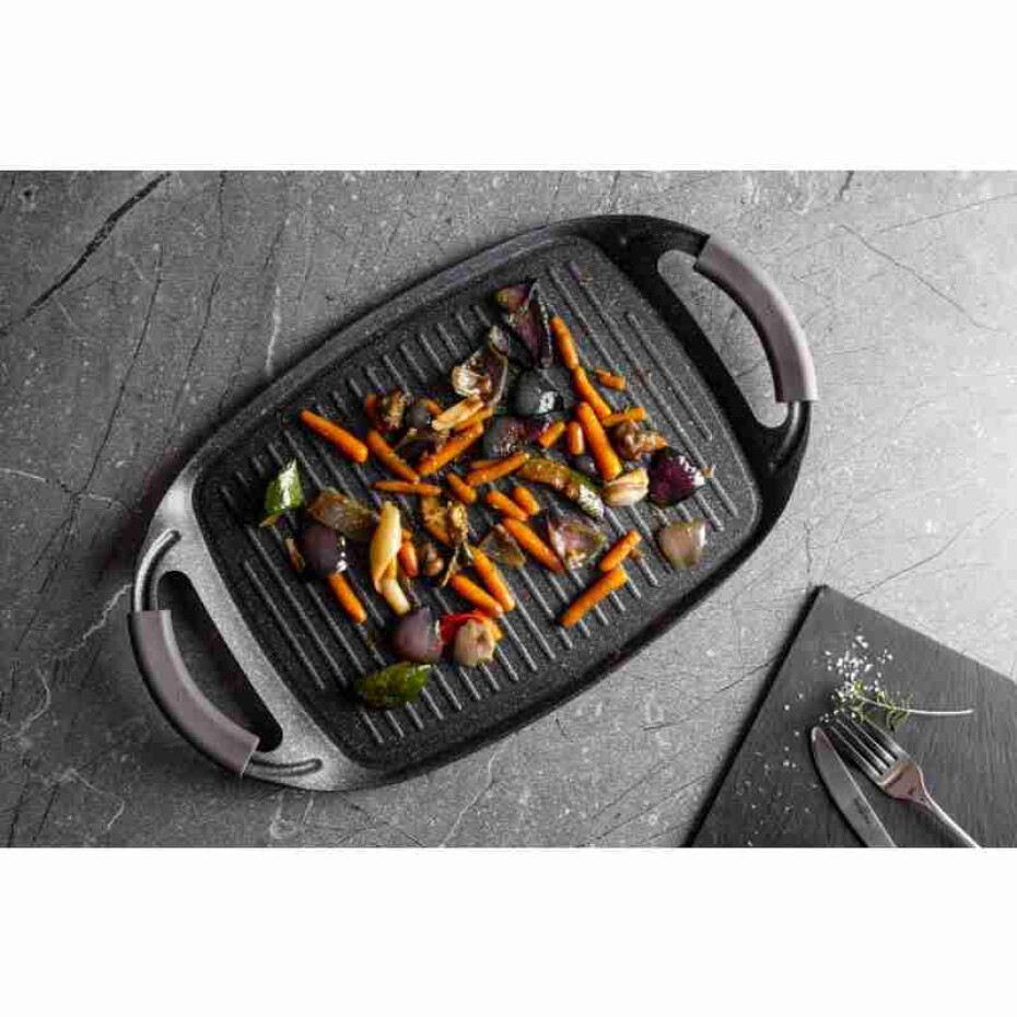 BERLINGERHAUS Grilovací deska s mramorovým povrchem Carbon PRO Line 47 cm BH-6922 - main (4)