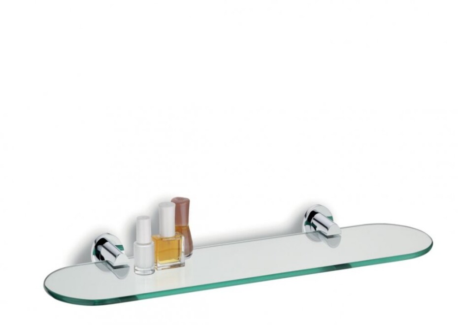 KELA Police MAKIRA chromovaná mosaz / bezpečnostní sklo 15 x 45cm KL-20273 - main (1)
