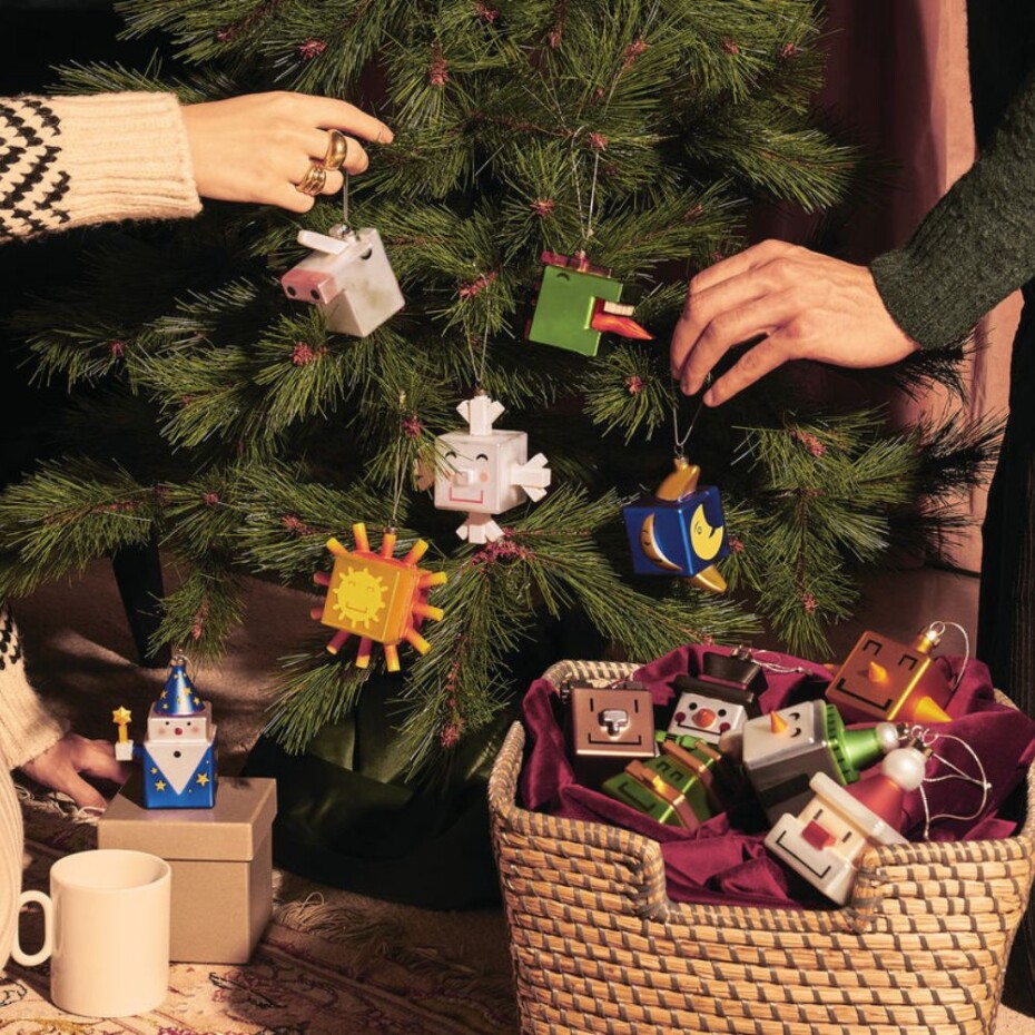 Vánoční ozdoba na stromeček SNOW FLAKE Alessi bílá - main (2)