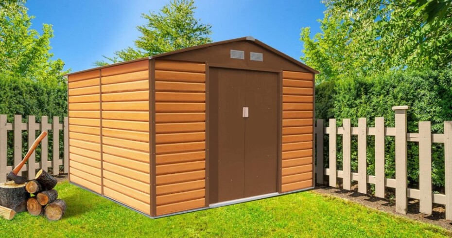 G21 Zahradní domek G21 GAH 706 - 277 x 255 cm, hnědý G21-63900554 - main (3)