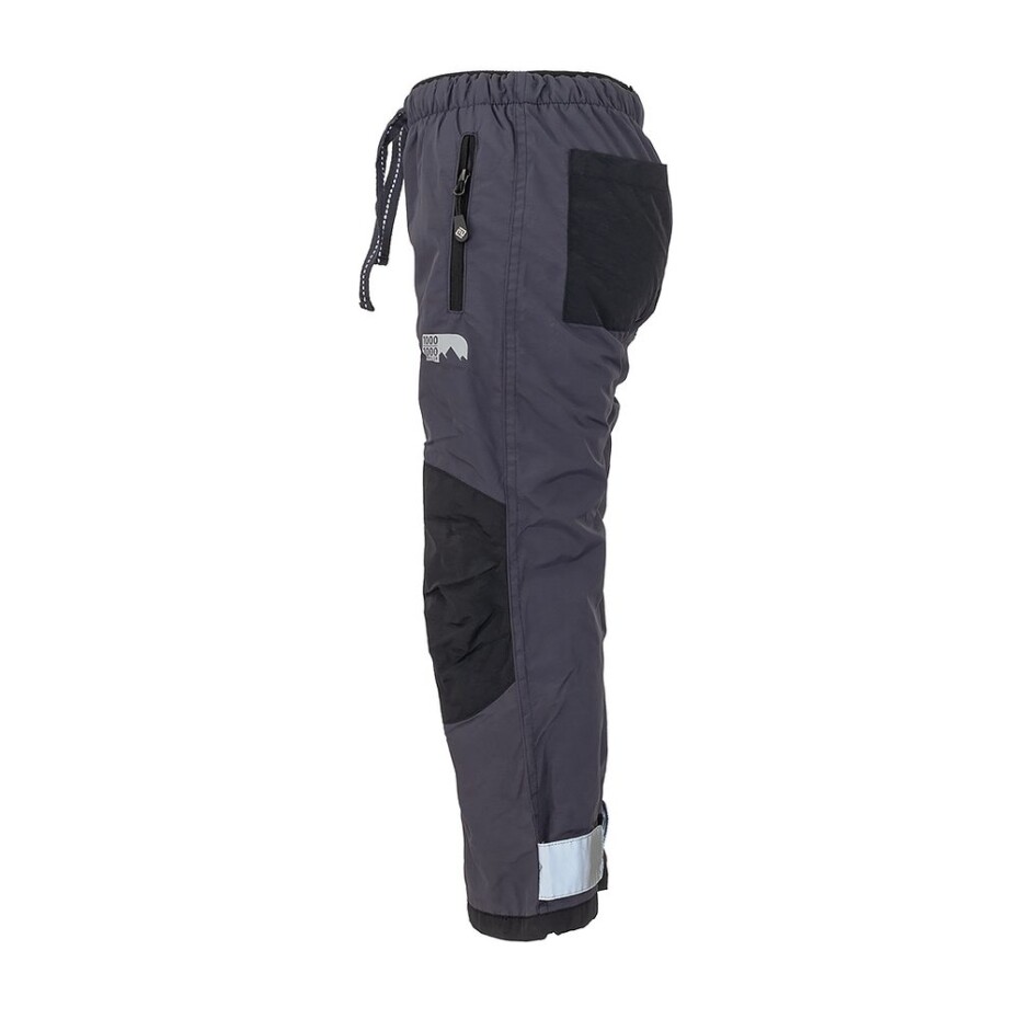 kalhoty sportovní outdoorové, podšité fleezovou podšívkou, Pidilidi, PD1121-09, šedá - 140 | 10let - main (3)