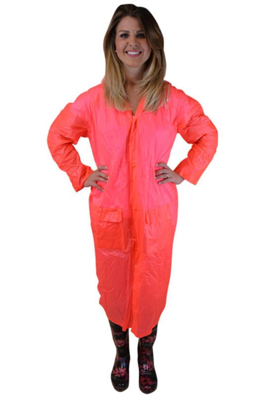 pláštěnka PVC neonová, Pidilidi, PL0065-17, oranžová - S - main (1)