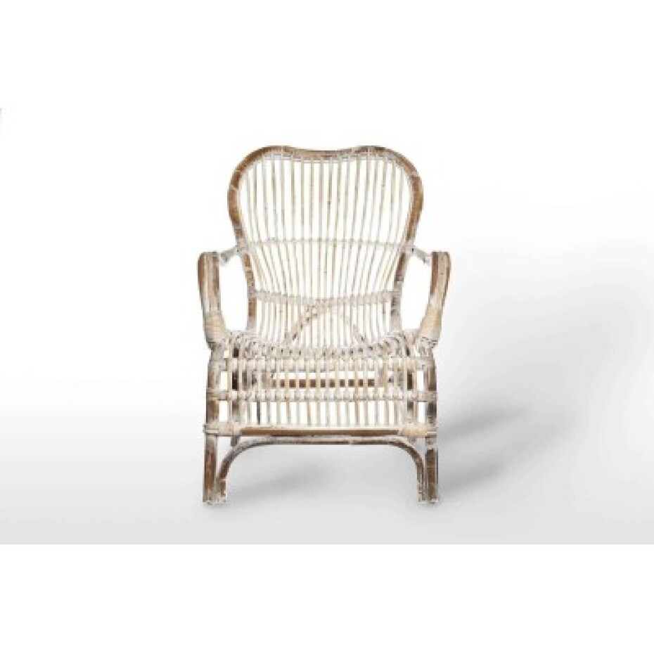 Vimine Natural Wicker® Ratanové křeslo cannes praná bílá - main (2)