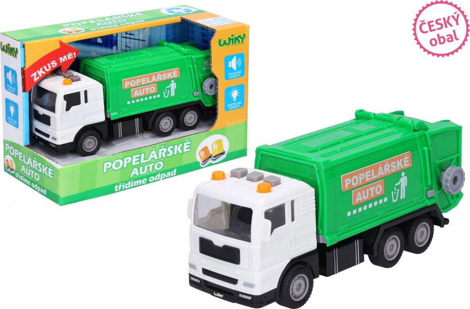Auto popelářské s efekty 17 cm - český obal - main (0)