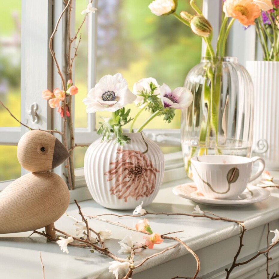Váza HAMMERSHOI POPPY 13 cm, bílá, Kähler - main (2)