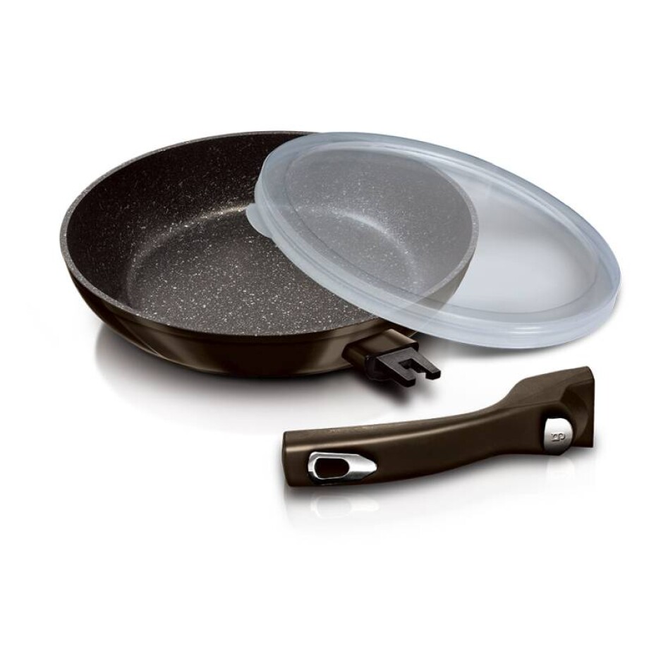 BERLINGERHAUS Pánev s odnímatelnou rukojetí a mramorovým povrchem 24 cm Shiny Black Edition BH-7156 - main (0)