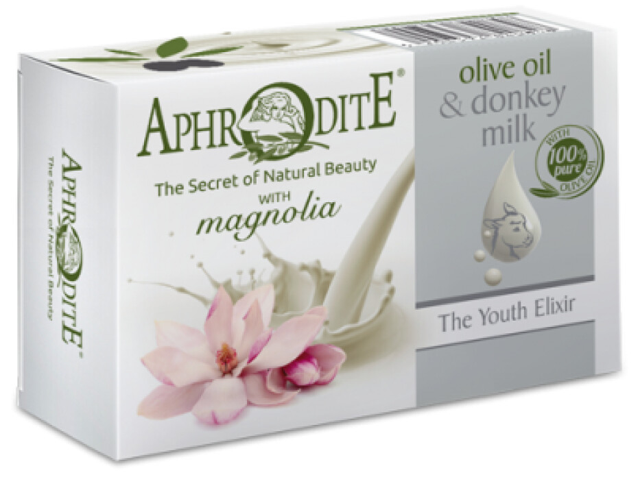 Přírodní mýdlo olivový olej & oslí mléko & Magnolie Aphrodite 85g - main (0)