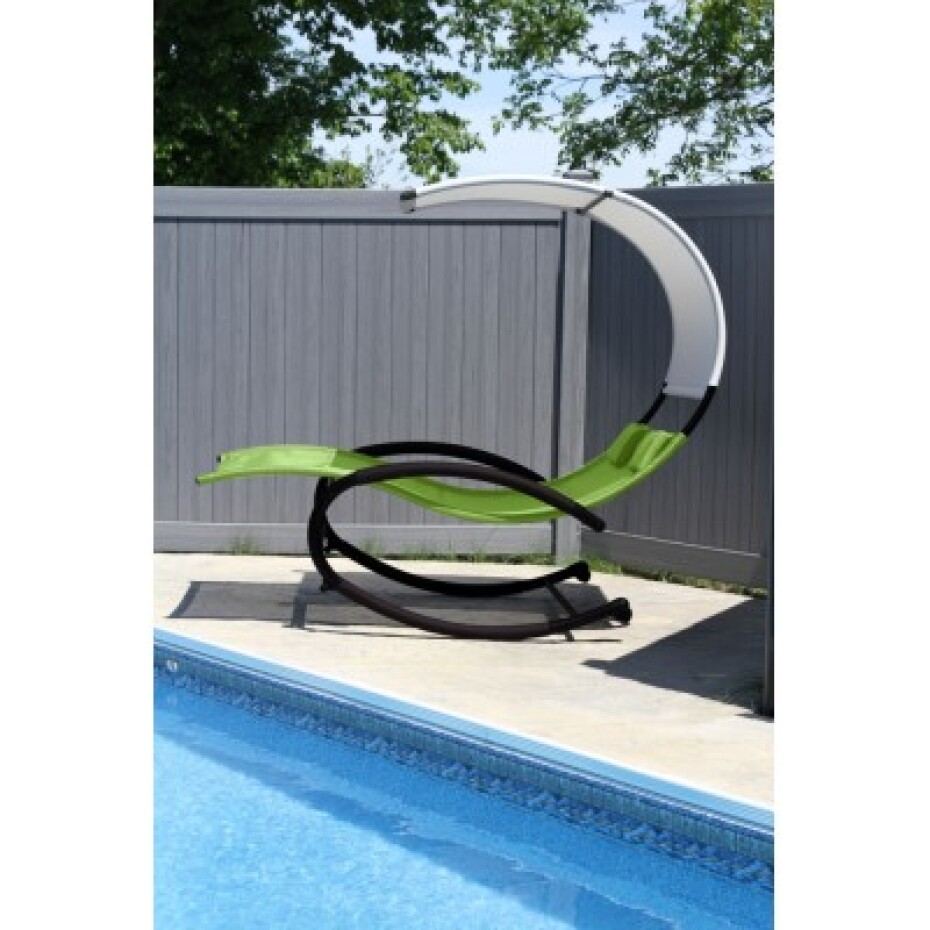 Vivere zahradní houpací postel Double Chaise Rocker NO Green Apple - main (6)