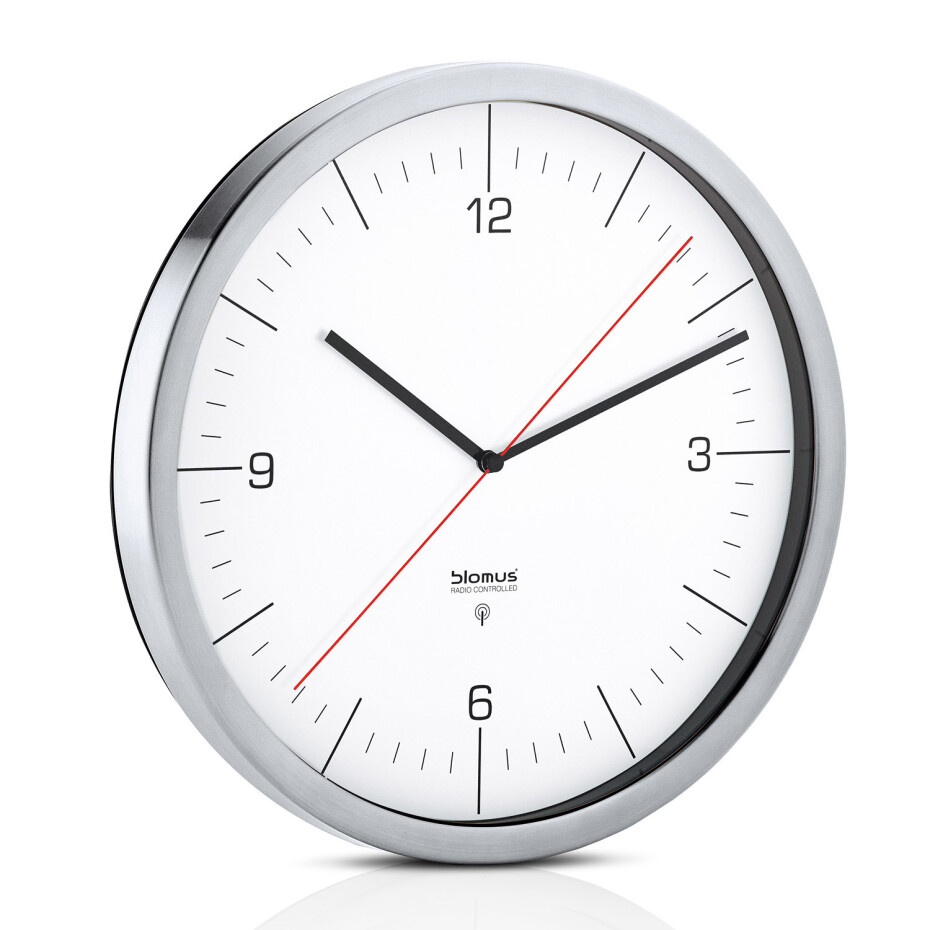 Nástěnné hodiny CRONO 30,5 cm, bílá, Blomus - main (0)