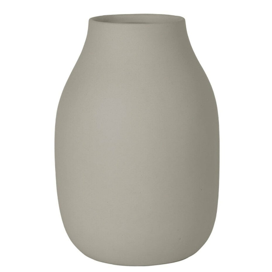 Váza COLORA 20 cm, hřejivě šedá, Blomus - main (0)