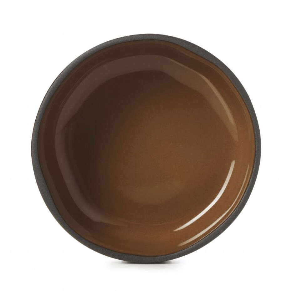 Jídelní miska CARACTERE 11 cm, čokoládová, REVOL - main (1)