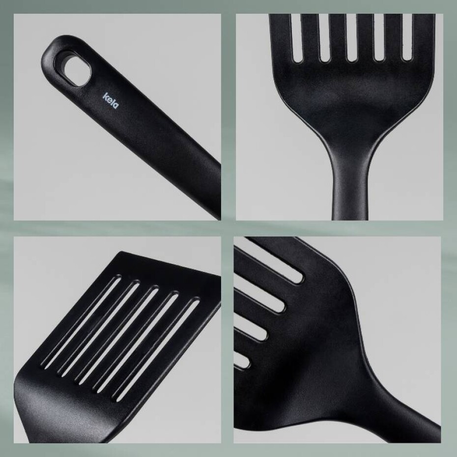 KELA Obracečka děrovaná Apart plast černá  KL-12635 - main (3)